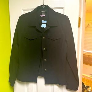 Black blazer w/silver buttons